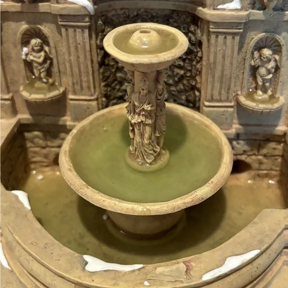 Dept 56 #52705 Village Camden Park Fountain Working Water Fountain with box - Picture 8 of 9